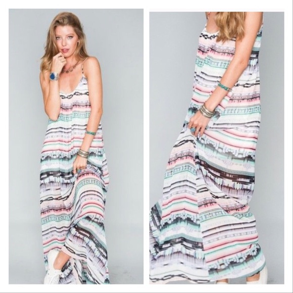 Show Me Your MuMu Dresses & Skirts - Show Me Your Mumu Boho Trapeze Maxi Dress